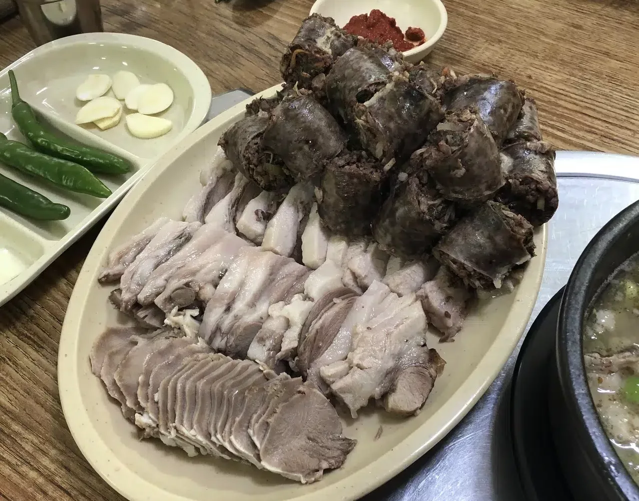 오늘도 갔던 단골 순대국집이 먹을텐데에 나오다니, 의정부 별미 순대